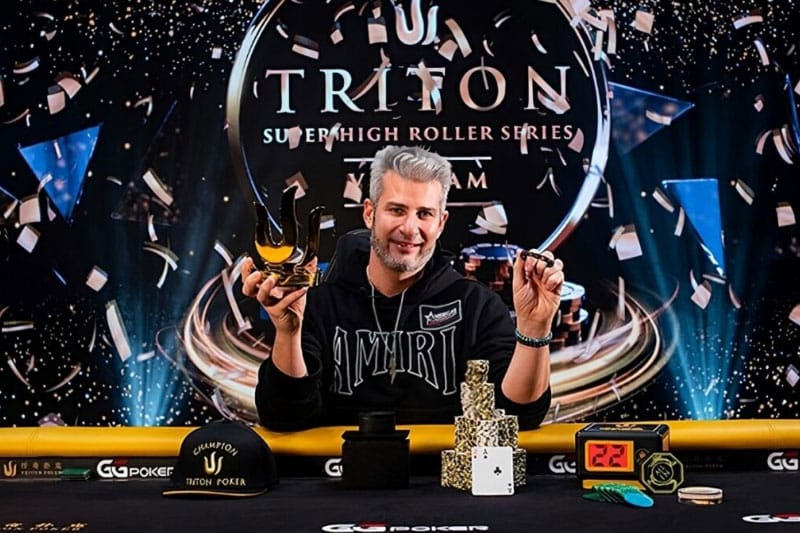 nacho barbero campeão de um evento da triton series da ggpoker