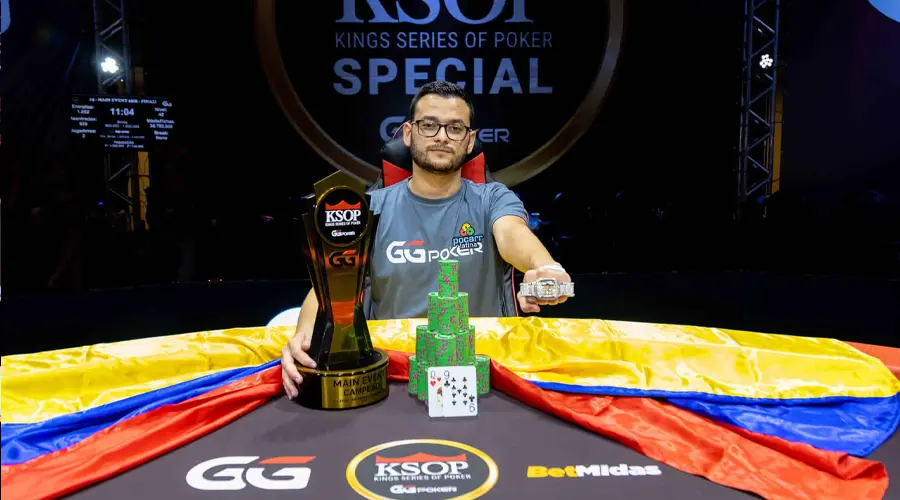 julien pineda campeão do main event do ksop ggpoker special