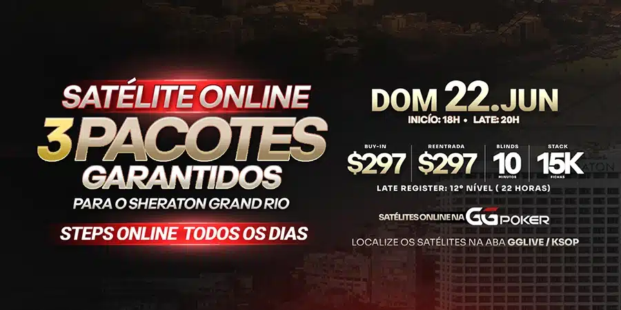 Satélites KSOP GGPoker Rio de Janeiro