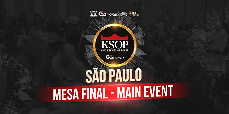 Mesa Final: Main Event KSOP GGPoker São Paulo