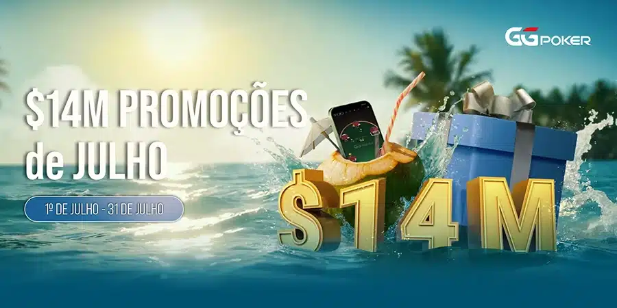 $14 Milhões nas Promoções de Julho da GGPoker