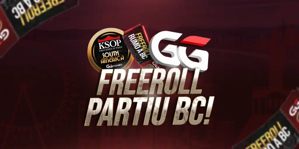 Freeroll Partiu BC: sua chance de jogar o KSOP GGPoker com tudo pago