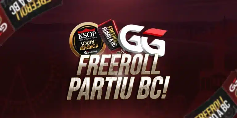 Freeroll Partiu BC: sua chance de jogar o KSOP GGPoker com tudo pago