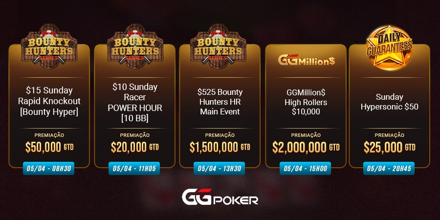 Torneios da GGPoker para jogar no fim de semana - Meio 2
