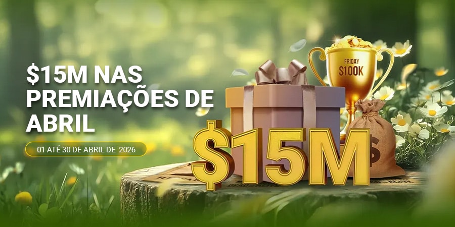 $15 Milhões nas Premiações de Abril da GGPoker