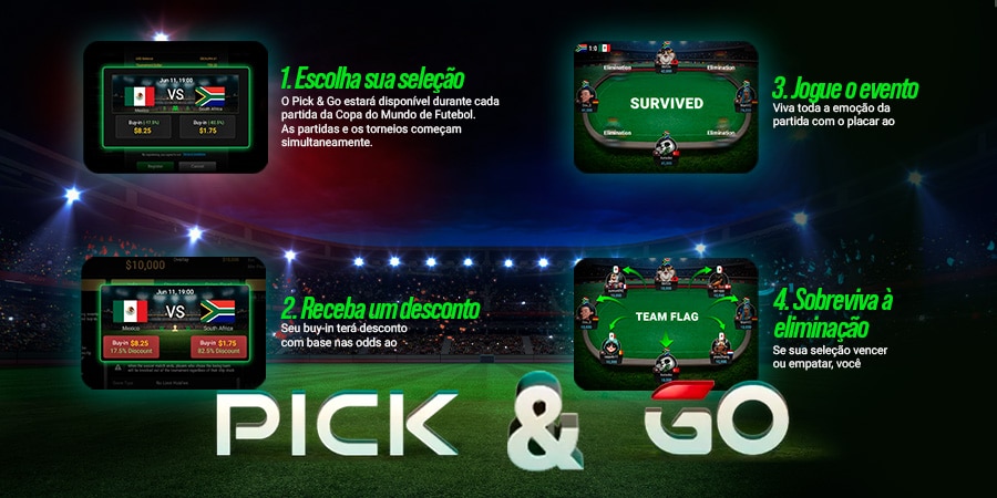 Pick & Go: Aproveite a Copa do Mundo com a GGPoker - Meio
