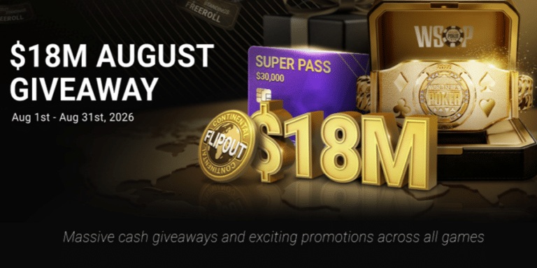 $18M nas Premiações de Agosto da GGPoker