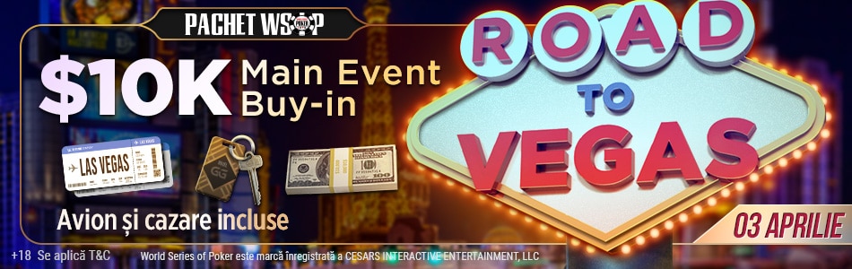 A început campania Road To Vegas pe PlayGG. Califică-te în Main Event-ul WSOP cu doar $1!