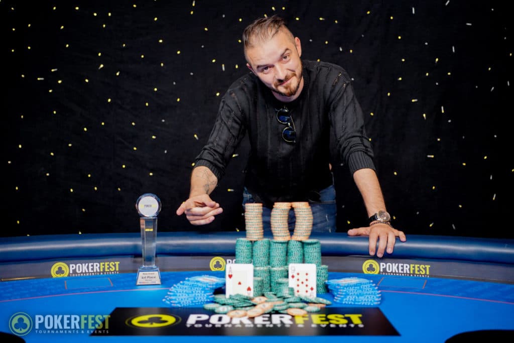 Jucătorul român Sergiu Covrig a câștigat Main Event-ul Pokerfest 10 ANI și €39.000