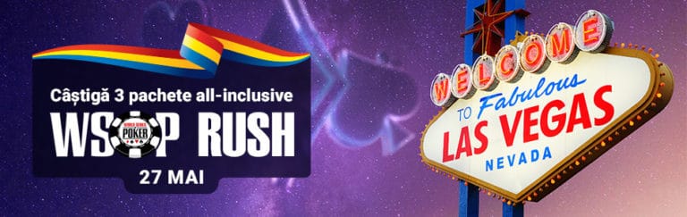 WSOP RUSH – Promoție exclusivă pentru jucătorii din România