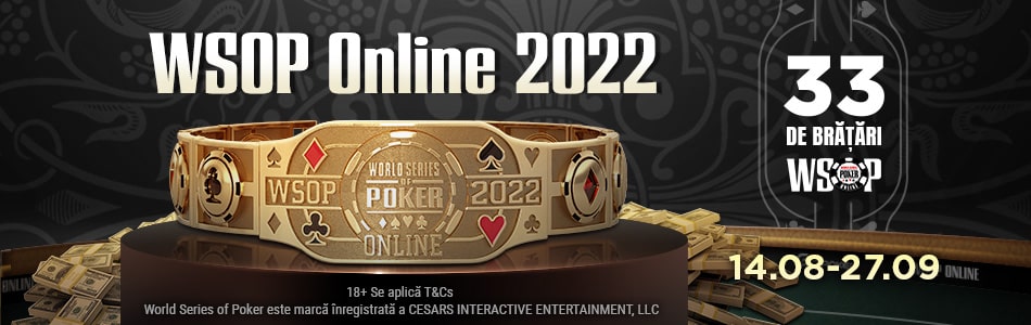 WSOP Online se reîntoarce pe PlayGG pe 14 August!