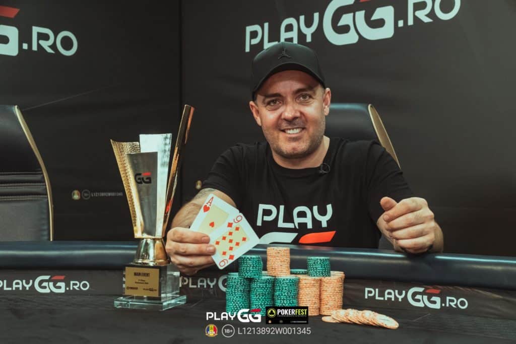 Tudor Costache se impune în Main Event-UL PokerFest powered by PlayGG și un premiu de €45.700