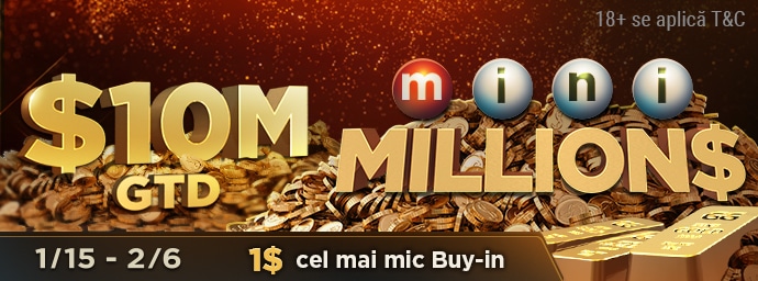 Seria mini MILLION$ cu $10.000.000 Garantat va fi lansată pe 15 ianuarie pe PlayGG