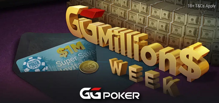 GGMillion$ Week include Ziua 1 Online WSOP Paradise Super Main Event