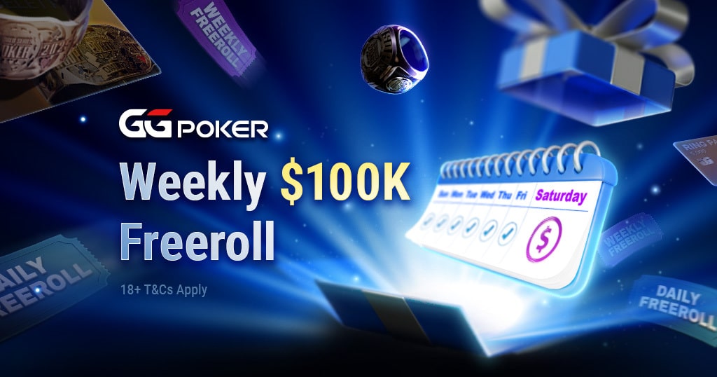 เล่นเพื่อชิงส่วนแบ่งของคุณจาก $100,000 ทุกสัปดาห์ที่ GGPoker!