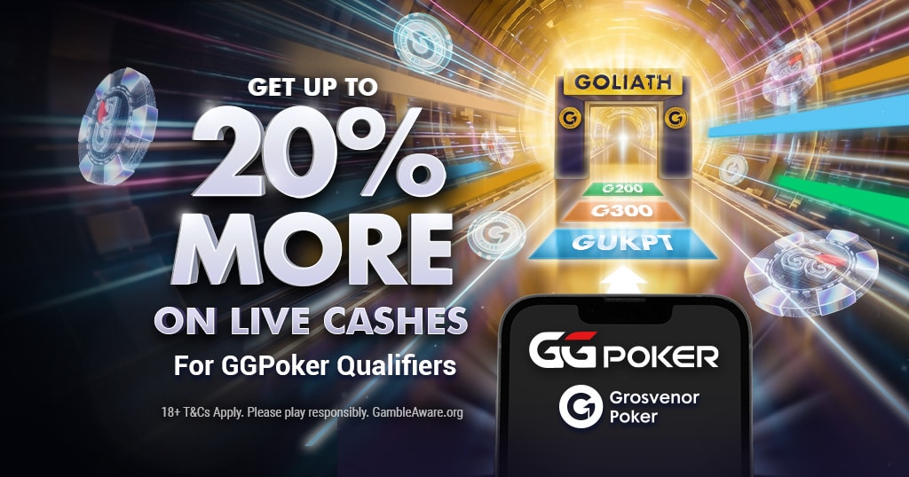 GGPoker eleme oyuncuları artık Birleşik Krallık genelinde 50+ Grosvenor festivalinde nakit artırımları kazanıyor