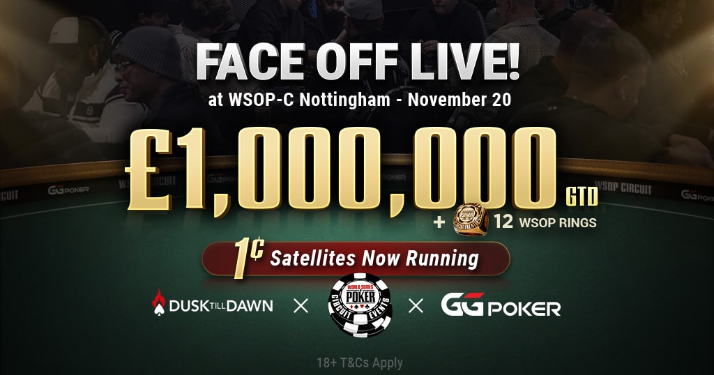 WSOP-C Trực tiếp tại Dusk Till Dawn, Nottingham