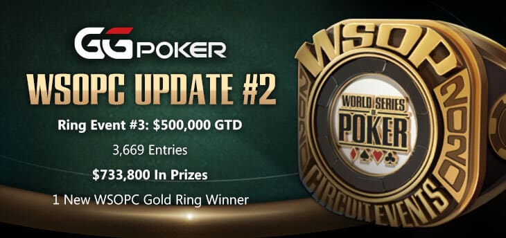 WSOP Super Circuit Online Serisi Güncellemesi - Yüzük Etkinliği