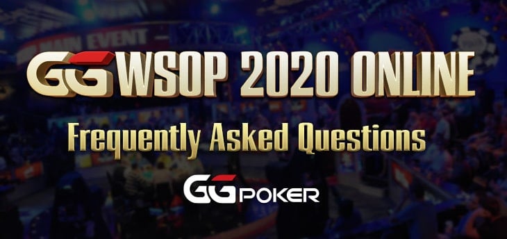 WSOP Online SSS sayfası bannerı