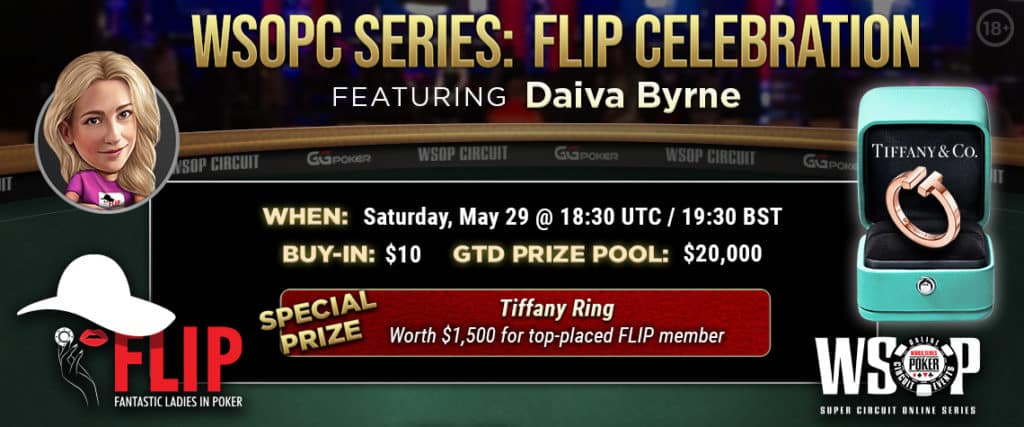 WSOPC FLIPサイドイベントオンラインポーカーブログバナー