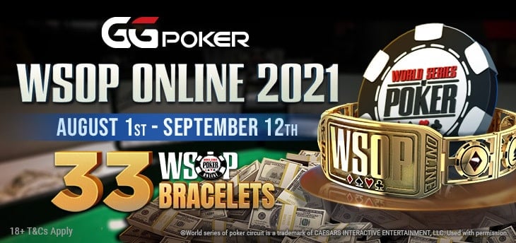 WSOP Online pilna grafika izlaiduma bloga baneris