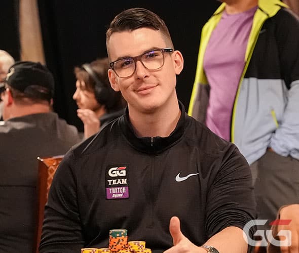 Lukas Robinson at the WSOP