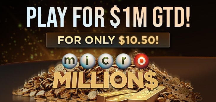 microMILLION$ GGPoker Scoop tiešsaistes pokera turnīrs