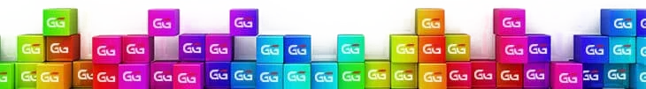 カラフルなGGブロック