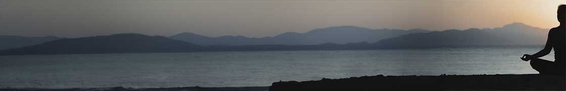 meditation overlooking the sea