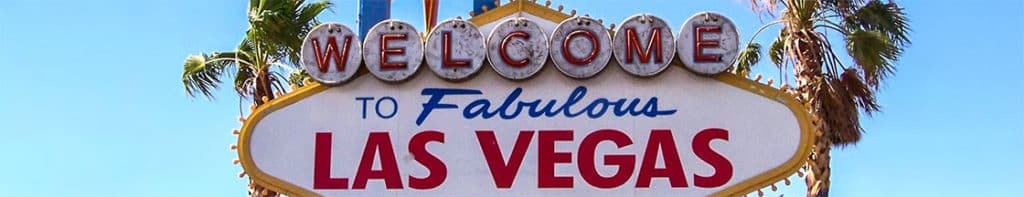 ป้ายอ่านว่า Welcome to Fabulous Las Vegas