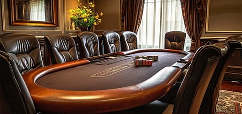 phòng poker tại nhà sang trọng