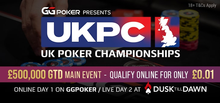 Qualify for the UK Poker Championships from just a penny!