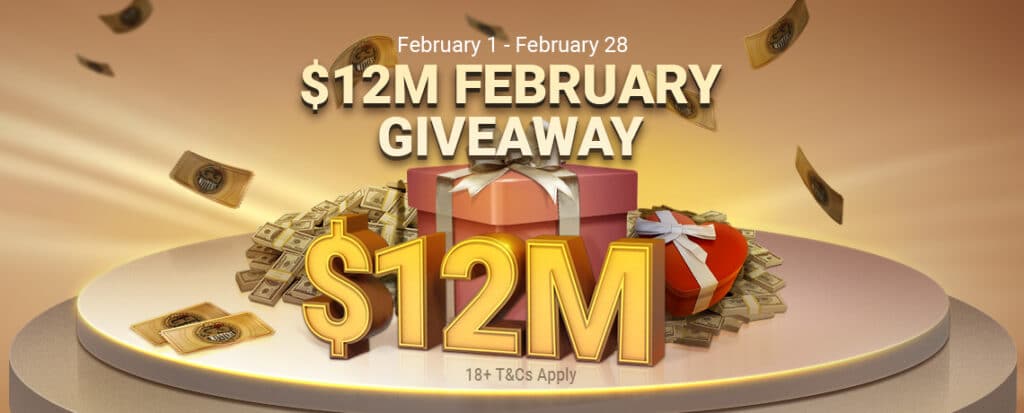 Fall In Love With GGPoker&#8217;s $12M February Giveaway