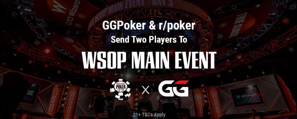 GGPoker And r/poker Send Two Players To WSOP $10K Main Event