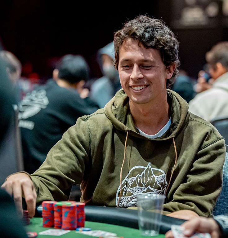 Bruno Volkmann at the 2023 WSOP