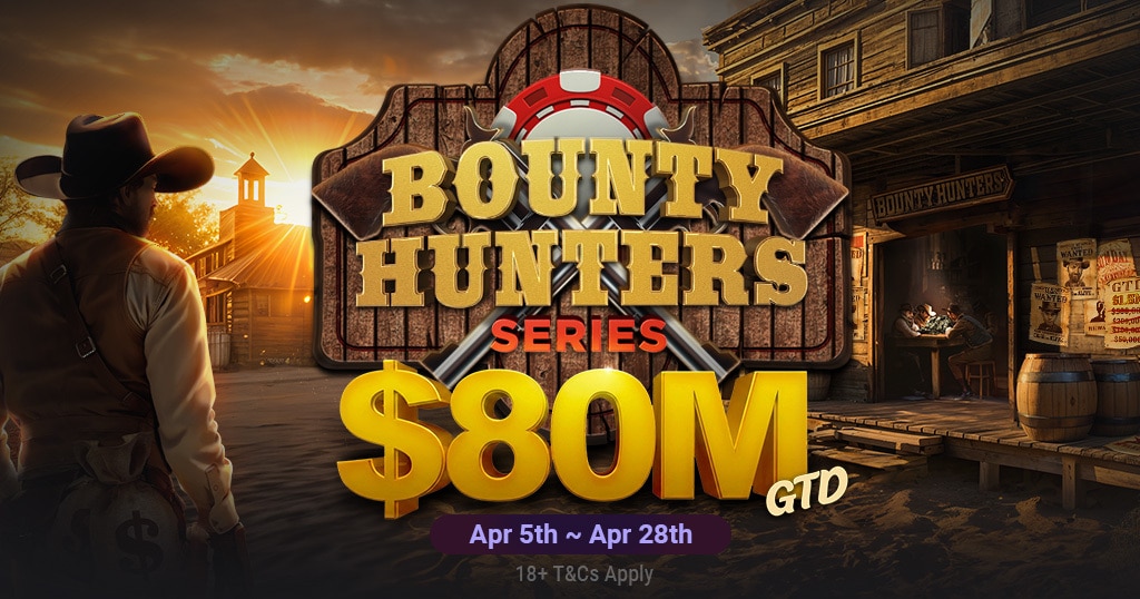 $80M-Guaranteed Bounty Hunters Series Returns To GGPoker On April 5